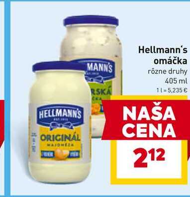 Hellmann's Tatárska omáčka 405 ml