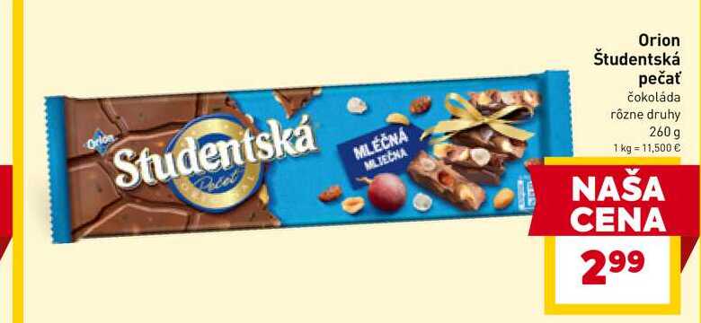 Orion Študentská pečať 260 g