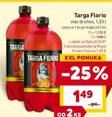 Targa Florio viac druhov 1,33l
