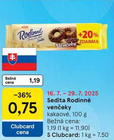 Sedita Rodinné Venčeky, 100 g