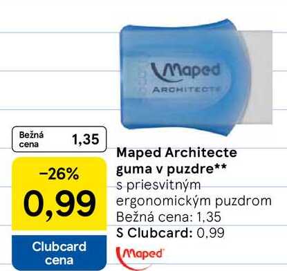 Maped Architecte guma v puzdre