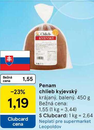 Penam chlieb kyjevský, 450 g