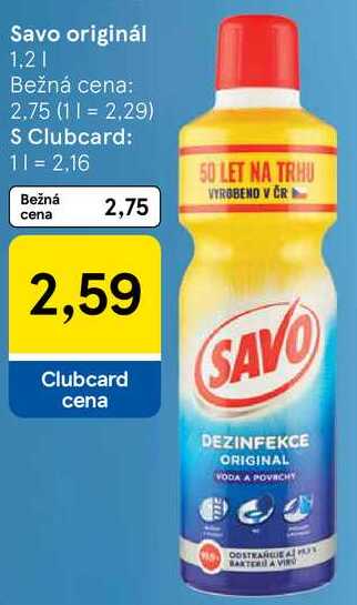 Savo originál, 1,2 l