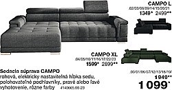 Sedacia súprava CAMPO XL