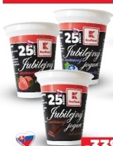 Jubilejný jogurt smotanový