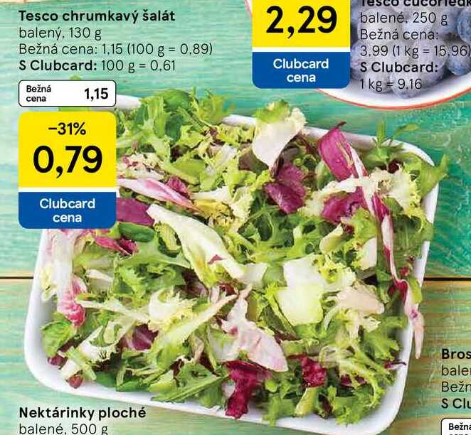 Tesco chrumkavý šalát, 130 g