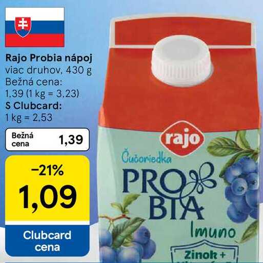 Rajo Probia nápoj, 430 g