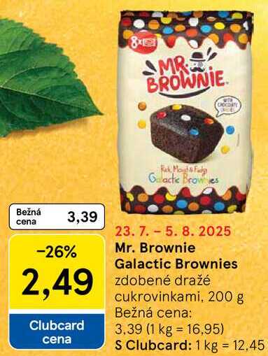 Mr. Brownie Galactic Brownies, 200 g