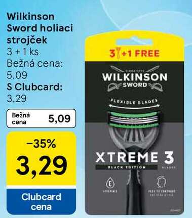 Wilkinson Sword holiaci strojček, 3+1 ks 