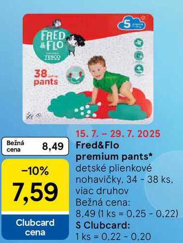 Fred&Flo premium pants, 34 - 38 ks
