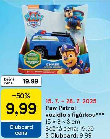 Paw Patrol vozidlo s figúrkou