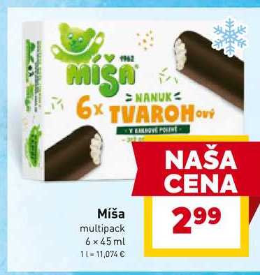 Míša multipack 6 x 45 ml