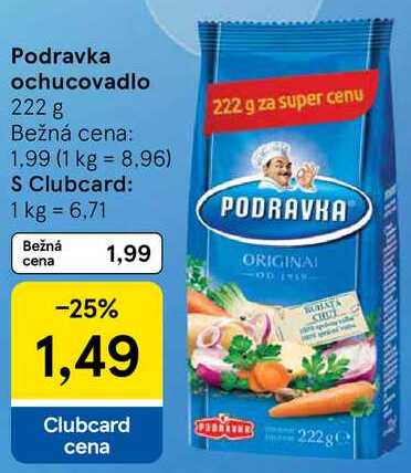 Podravka ochucovadlo, 222 g 