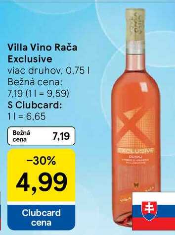 Villa Vino Rača Exclusive, 0,75 l