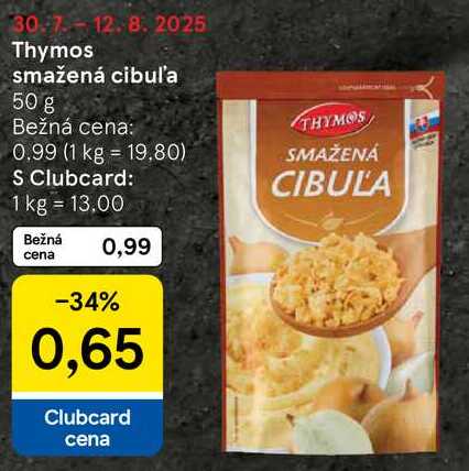 Thymos smažená cibul'a, 50 g 