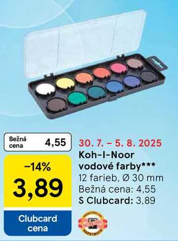 Koh-I-Noor vodové farby