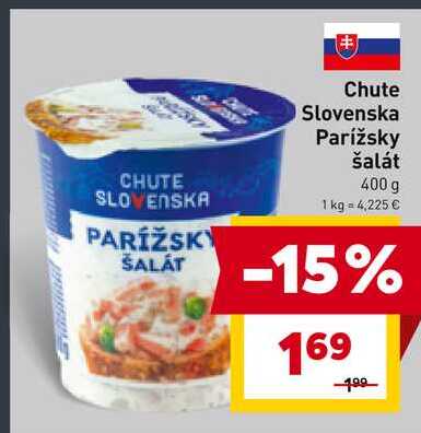 Chute Slovenska Parížsky šalát 400 g 