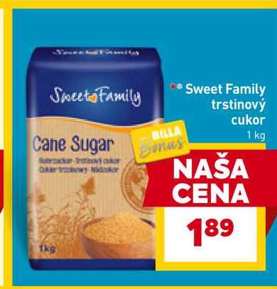 Sweets Family Trstinový cukor 1 kg 