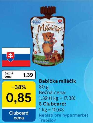 Babička miláčik, 80 g 