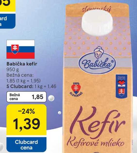 Babička kefír, 950 g 