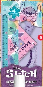 Súprava pravítok Disney Fashion Stitch