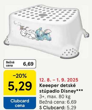Keeeper detské stúpadlo Disney