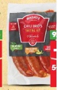 Klobásky chili bro’s Radatz