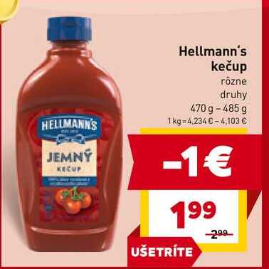 Hellmann's Kečup 485 g