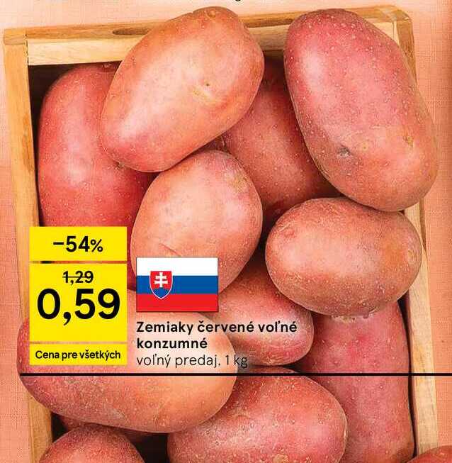 Zemiaky červené konzumné, 1 kg
