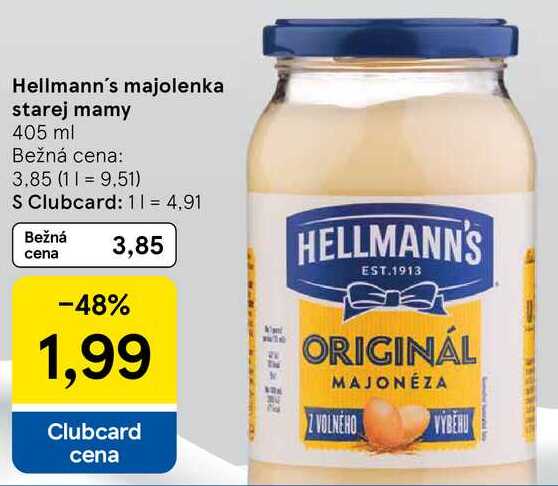 Hellmann's majolenka starej mamy, 405 ml 
