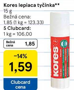 Kores lepiaca tyčinka, 15 g