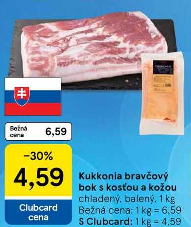Kukkonia bravčový bok s kosťou a kožou, 1 kg 