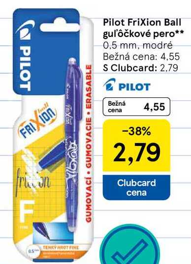 Pilot Frixion Ball guľôčkové pero