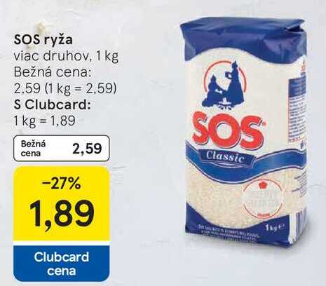 SOS ryža, 1 kg