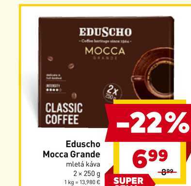 Eduscho Mocca Grande mletá káva 2 x 250 g