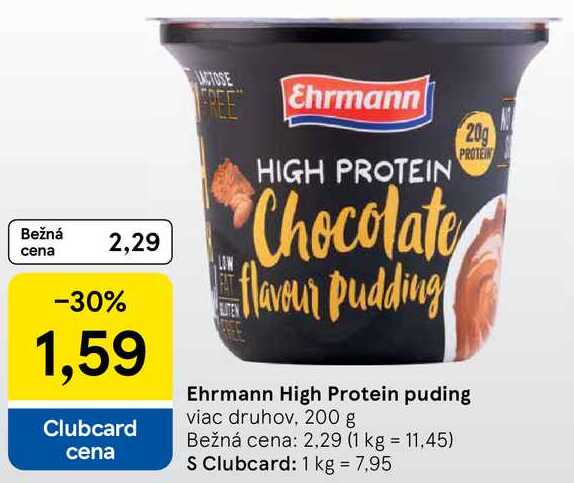 Ehrmann High Protein puding, 200 g 
