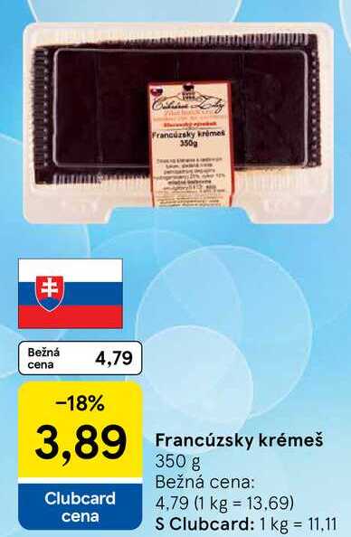 Francúzsky krémeš, 350 g