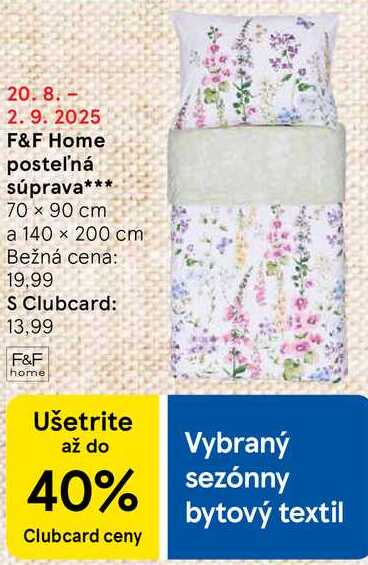 F&F Home posteľná súprava
