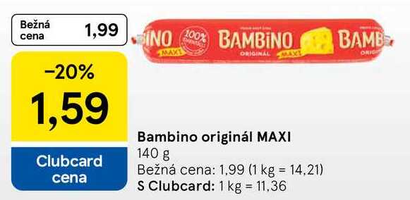Bambino originál MAXI, 140 g