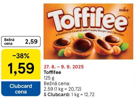 Toffifee, 125 g