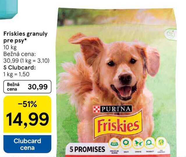 Friskies granuly pre psy, 10 kg 
