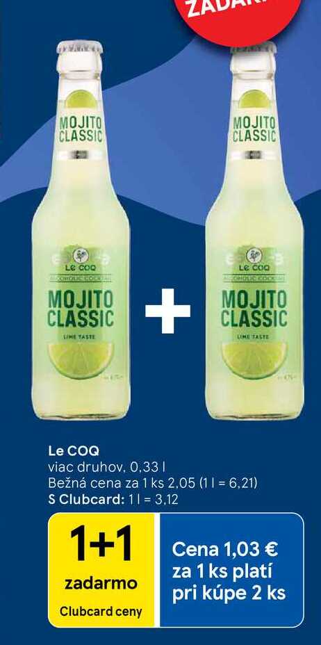 Le COQ, 0,33 l