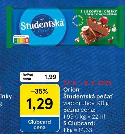 Orion Študentská pečať, 90 g