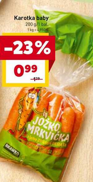 Karotka baby 200 g/1 bal. 