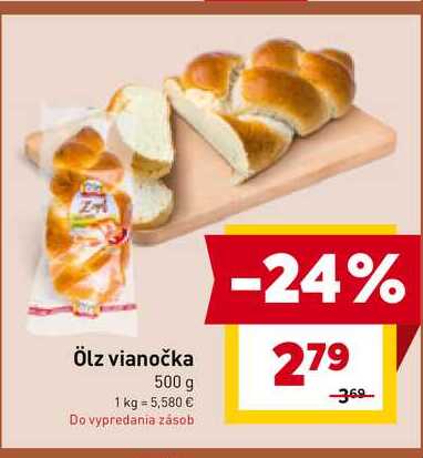 Ölz vianočka 500 g