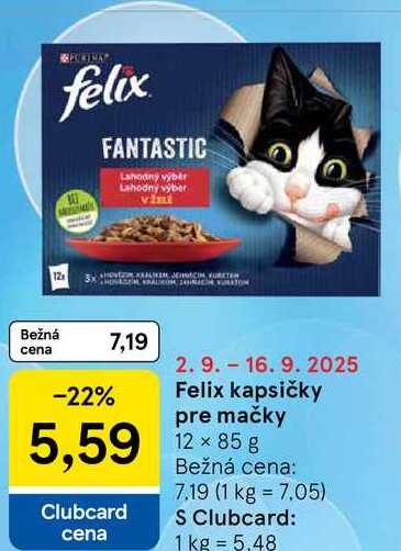 Felix kapsičky pre mačky, 12x 85 g 