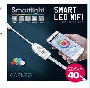 LED pásik Carneo SMART RGBW, Wi-Fi