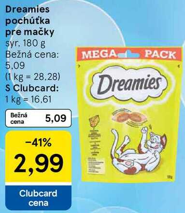 Dreamies pochúťka pre mačky, 180 g