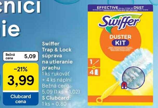 Swiffer Trap & Lock súprava na utieranie prachu