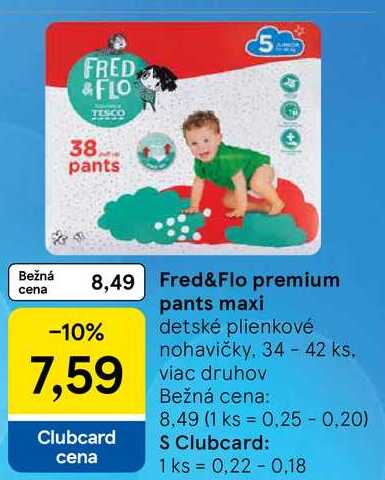 Fred&Flo premium pants maxi, 34 - 42 ks